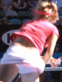 Maria Sharapova flashing panties